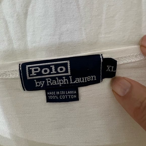 POLO LONG SLEEVE TEE 100% COTTON SIZE EXTRA LARGE. TRENDING STYLE VERY LIGHT. - Picture 5 of 6